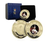 The Koin Club Official Coronation Portrait of His Majesty King Charles III Gold Coin 50mm