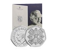 The Koin Club Royal Mint Her Majesty Queen Elizabeth II 2022 Brilliant Uncirculated 50p Coin