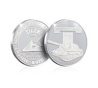 The Koin Club Tiger Tank Collection Jagdtiger World War II German Tank Destroyer Silver Coin