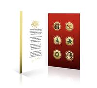 The Koin Club Traditional Christmas Carols 6 Commemorative Gold Coins Gift Complete Collection