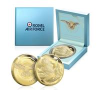 The Koin Club Wings of Valour Spitfire RAF Gold Plated Commemorative Coin Limited Edition