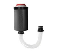 The Kong 2.0 - A Portable Can or Bottle Cooler/Cup With A Detachable, Expandable, Hose To Funnel Your Drink (Black)