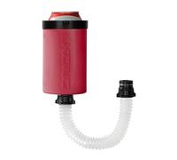 The Kong 2.0. A Portable Can or Bottle Cooler/Cup with A Detachable, Expandable, Hose to Funnel Your Drink. (Red)