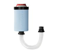 The Kong Beer Bong 2.0. A Portable Can or Bottle Coozie/Cup With A Detachable, Expandable, Hose To Funnel Your Beer. Built For Drinkers. (Blue)