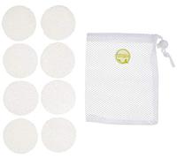 The Konjac Sponge Co 100% Pure Reusable Konjac Eye Cleansing Pads - Cleansing and Exfoliating