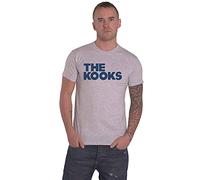 The Kooks T Shirt Band Logo Official Mens Grey M