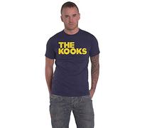 The Kooks T Shirt Band Logo Official Mens Navy Blue M