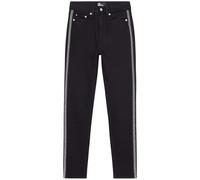 The Kooples Chain Jeans With Ribbed Stitching Black Washed size 34 | Slim Jeans Outlet | Women | White