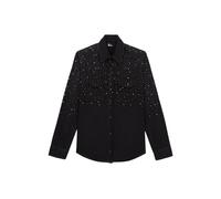 The Kooples Chemise Western Black Denim Avec Strass Black Washed size 36 | Button-Down Shirts Outlet | Women | Black 36