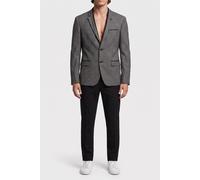 The Kooples Classic Double-slit Suit Jacket + Skull Rivet Black Grey size 52 | Suit Jackets Outlet | Men | Black 52