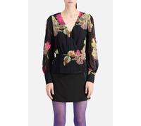 The Kooples Dolce Vita Long Sleeved Top Pink Black size 34 | Blouses Outlet | Women | Pink 34