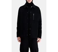 The Kooples Double-sided Wool Jacket With Checked Inside Black Grey size M | Light Jackets Outlet | Men | White M