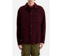 The Kooples Double-sided Wool Jacket With Checked Inside Bordeaux/navy size XL | Light Jackets Outlet | Men | White XL