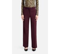 The Kooples High Waist Wide Leg Suit Pants Burgundy size 36 | Formal Pants Outlet | Women | Brown 36