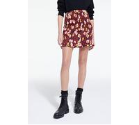The Kooples Jupe Coupe Smockee Print Wild Blossom Red / Yellow size 36 | Mini Skirts Outlet | Women | Red 36