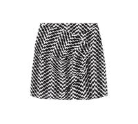 The Kooples Jupe Courte Print Zig Zag Black White size 38 | Mini Skirts Outlet | Women | Black 38