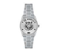 The Kooples - L.A. Tiger Watch - Quartz Movement - Case Width: 36 mm - Stainless Steel - 5 ATM, silver, 36, Bracelet