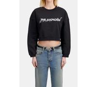The Kooples Leather Belt With Black Rhinestone Buckle Black size 80 | Outlet | Women | White 80