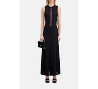 The Kooples Long Dress With Stitching Details And Side Openings Black size 38 | Maxi Dresses Outlet | Women | White 38
