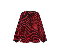 The Kooples Loose Zebra Print Blouse Black - Red size 38 | Blouses Outlet | Women | Black 38