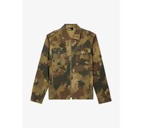 The Kooples Mens Camouflage Camouflage-print Patch-pocket Cotton Jacket M