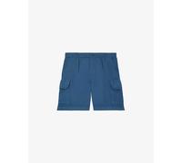 The Kooples Mens Middle Vy Patch-pocket Regular-fit Cotton and Linen-blend Shorts 10