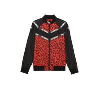 The Kooples Orange Pop Leo Print Technical Jacket size 36 | Bomber Jackets Outlet | Women 36