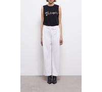 The Kooples Pleated Trousers With Turns White size 36 | Straight Pants Outlet | Women | White 36
