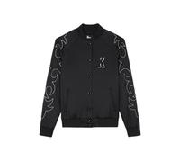 The Kooples Ribbed Edge Jacket With Snap Buttons And Embroidered Details size 34 | Bomber Jackets Outlet | Women | White 34