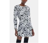 The Kooples Robe Courte Manches Longues Romantic Garden Black White size 40 | Mini Dresses Outlet | Women | Black 40