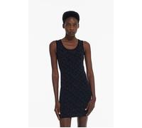 The Kooples Robe Jacquard Logo All Over Black Dark Grey size 38 | Mini Dresses Outlet | Women | Black 38