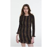 The Kooples Robe Smock Stripy Leo Leopard size 34 | Mini Dresses Outlet | Women
