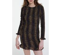 The Kooples Robe Smock Stripy Leopard size 36 | Mini Dresses Outlet | Women