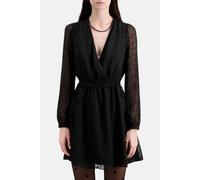 The Kooples Short Dress With 3/4 Sleeves And Crossed Top Black size 40 | Mini Dresses Outlet | Women | White 40