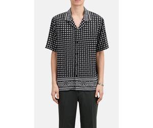 The Kooples Short-sleeved Shirt With Shark Neck Black White size M | Casual Shirts Outlet | Men | White M