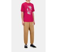 The Kooples Short-sleeved T-shirt With Skull Flowers Print Cherry size S | Print T-Shirts Outlet | Men | White S