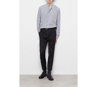 The Kooples Slim Shirt With Officer Collar Black White size S | Casual Shirts Outlet | Men | White S