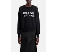 The Kooples Sweat Avec Print Devant Don T Sell Your Soul Black size 36 | Sweaters Outlet | Women | Black 36