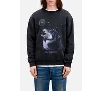The Kooples Sweat Wash With Wolf Print Black Washed size L | Sweaters Outlet | Men | White L