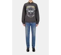 The Kooples Sweatshirt With Butterfly Print On The Front Carbone size S | Sweaters Outlet | Men | White S
