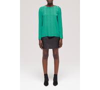 The Kooples Top Sleeves Longues Print Zig Zag Green size 36 | Blouses Outlet | Women | Green 36
