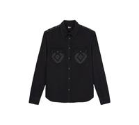 The Kooples Western Black Denim Shirt With Stud Black Washed size L | Casual Shirts Outlet | Men | Black L