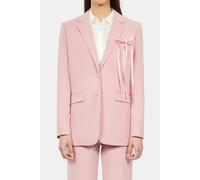 The Kooples With Fabric-covered Buttons Pastel Pink size 34 | Blazers Outlet | Women | Pink 34