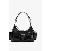 The Kooples Womens The Kooples Amelia Leather Shoulder Bag Black 1 Size