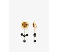 The Kooples Womens The Kooples Beaded Brass Drop Earrings Gold 1 Size