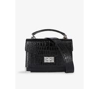 The Kooples Womens The Kooples Emily Vinyl-Effect Mini Leather Cross-Body Bag Bla01 1 Size