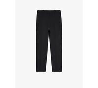 The Kooples Womens The Kooples High-Rise Straight-Leg Stretch-Woven Trousers Bla01 12