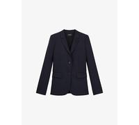 The Kooples Womens The Kooples Single-Breasted Wool Blazer Nav01 10