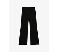 The Kooples Womens The Kooples Straight-Leg High-Rise Crepe Trousers Bla01 10
