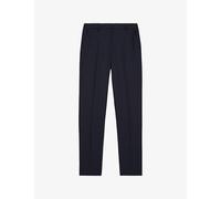 The Kooples Womens The Kooples Straight-Leg Tailored Stretch-Woven Trousers Nav01 8